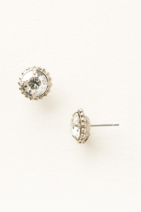 Simplicity Stud Earring - Silver Shade