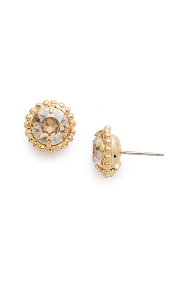 Simplicity Stud Earring - Dark Champagne