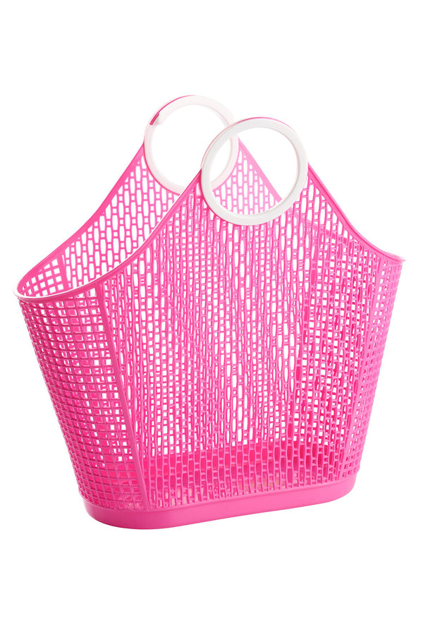 Jellie Fiesta Shopper Tote - Berry Pink