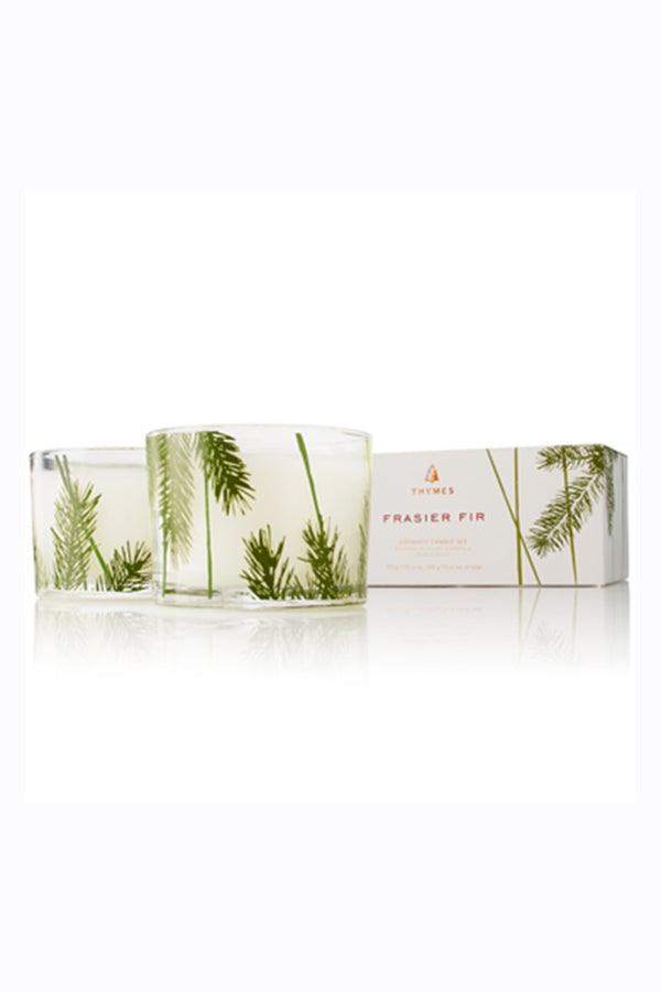 Frasier Fir Pine Candle Set 2