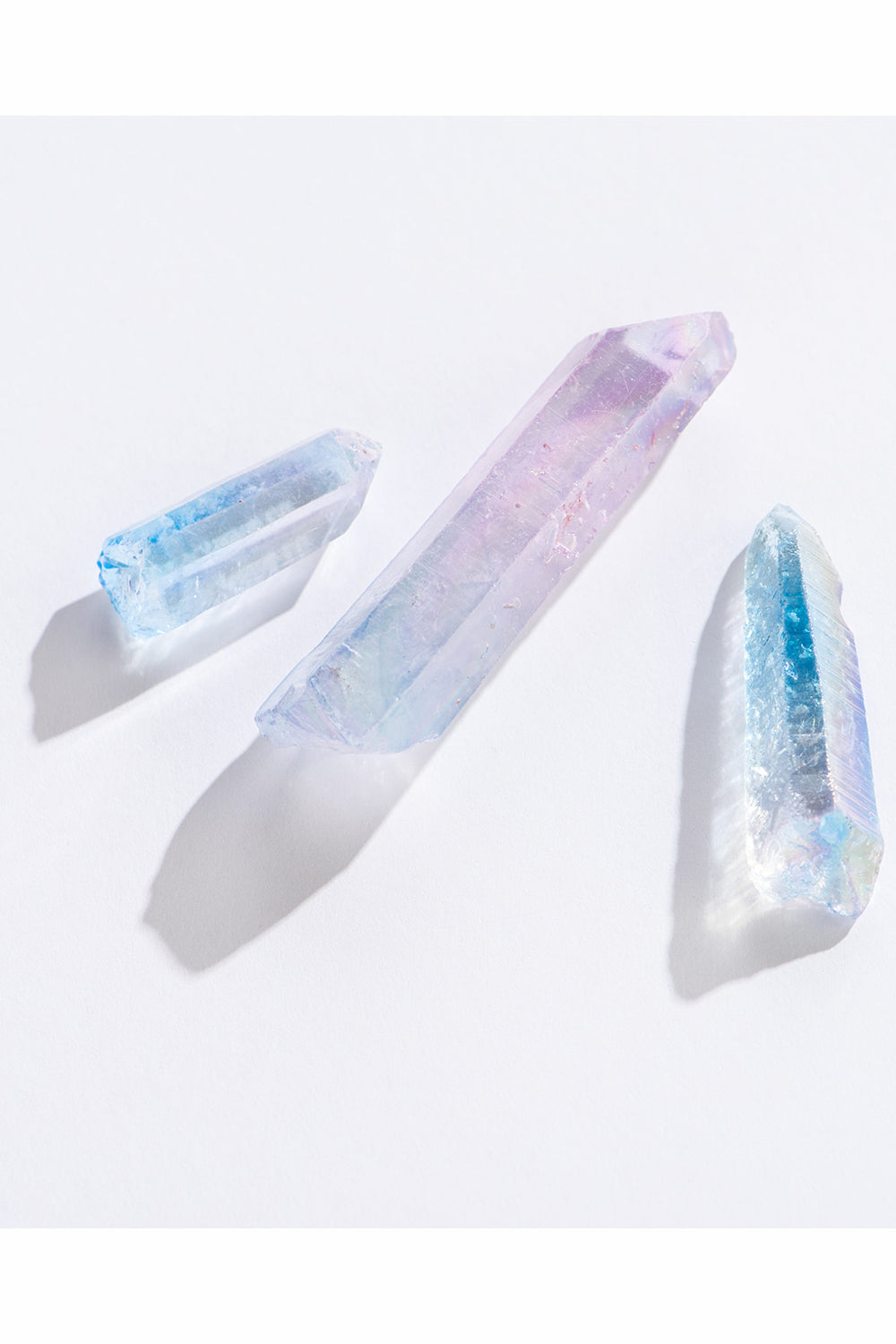Lilac Blue Ombre Crystal Point