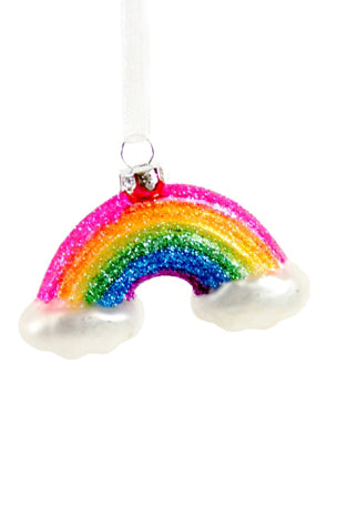 Glass Ornament - Small Neon Rainbow