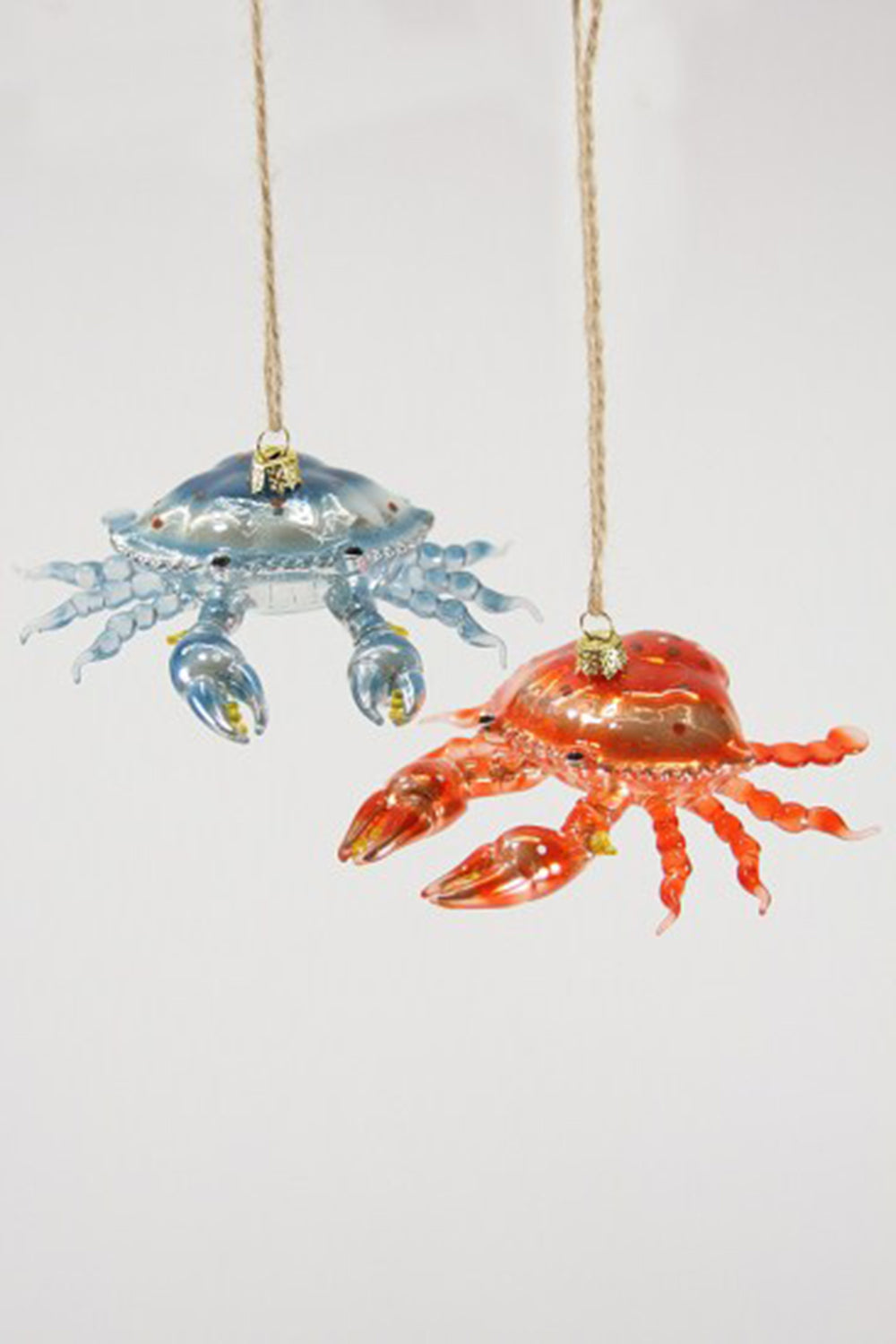 Glass Ornament - Seaside Crab