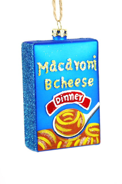 Glass Ornament - Mac & Cheese