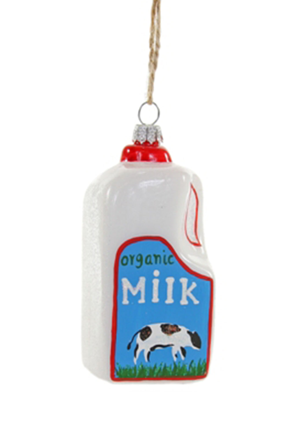 Glass Ornament - Milk Bottle