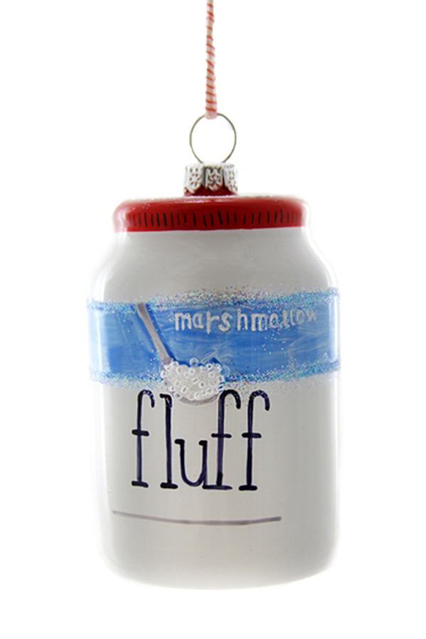 Glass Ornament - Marshmallow Fluff