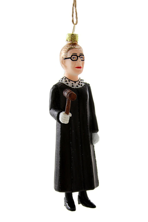 Glass Ornament - Standing Ruth Bader Ginsburg