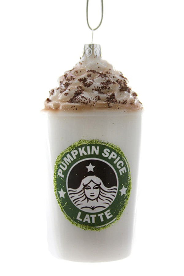 Glass Ornament - Pumpkin Spice Latte