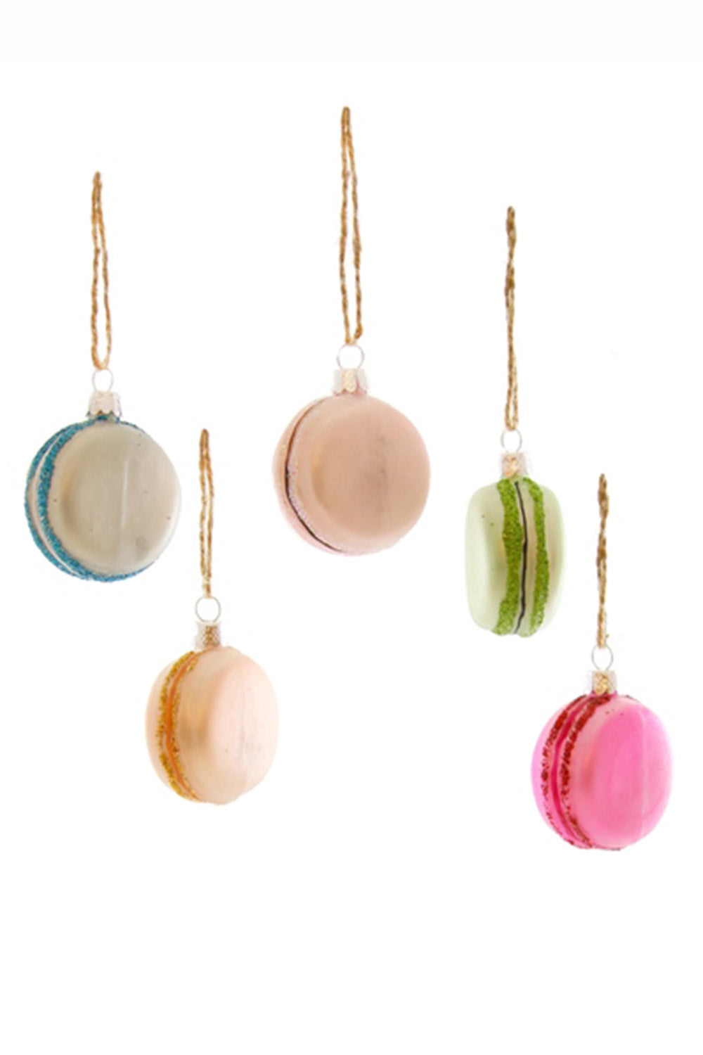 Glass Ornament - French Macaroon Assorted