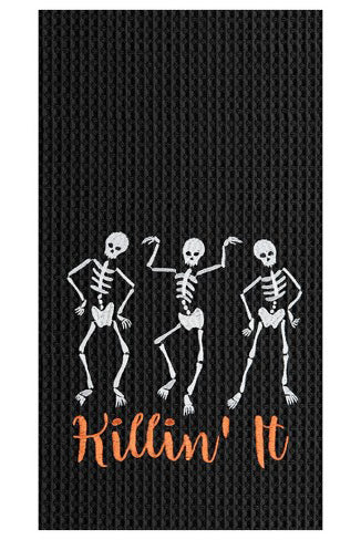 Halloween Waffle Towel - Killin' It