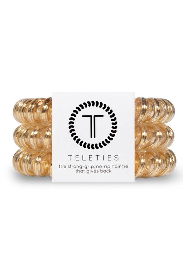 Teleties Hair Ties - Good as Gold