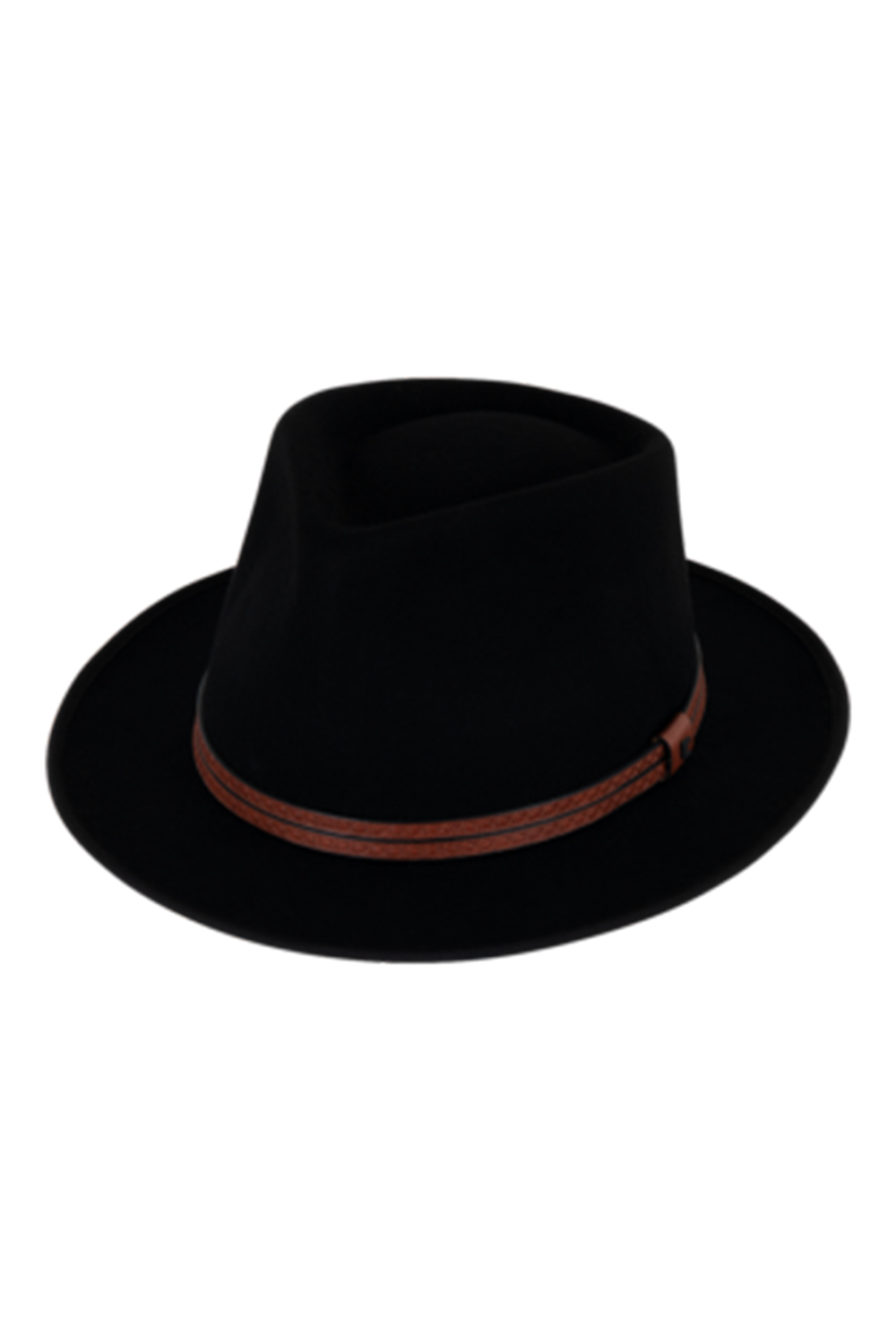 SIDEWALK SALE ITEM - Unisex Fedora Hat - Evolve Black