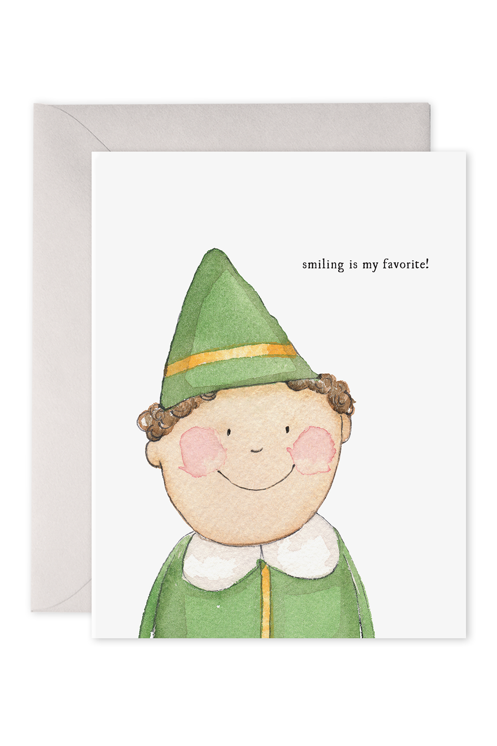 EFRAN Holiday Greeting Card - Smiling Buddy