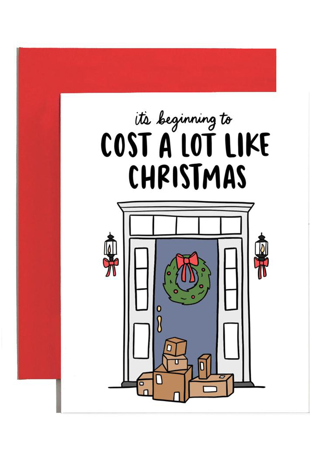 Trendy Holiday Card - Cost Like Christmas