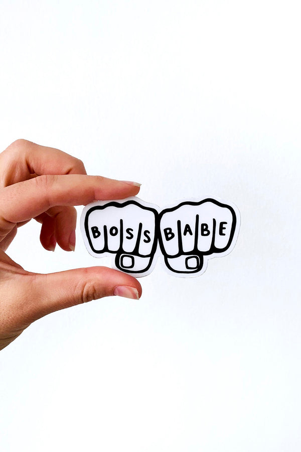 Trendy Sticker - Boss Babe