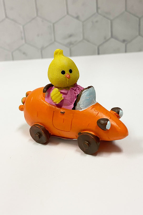 Little Carrot Car Figure - Chick