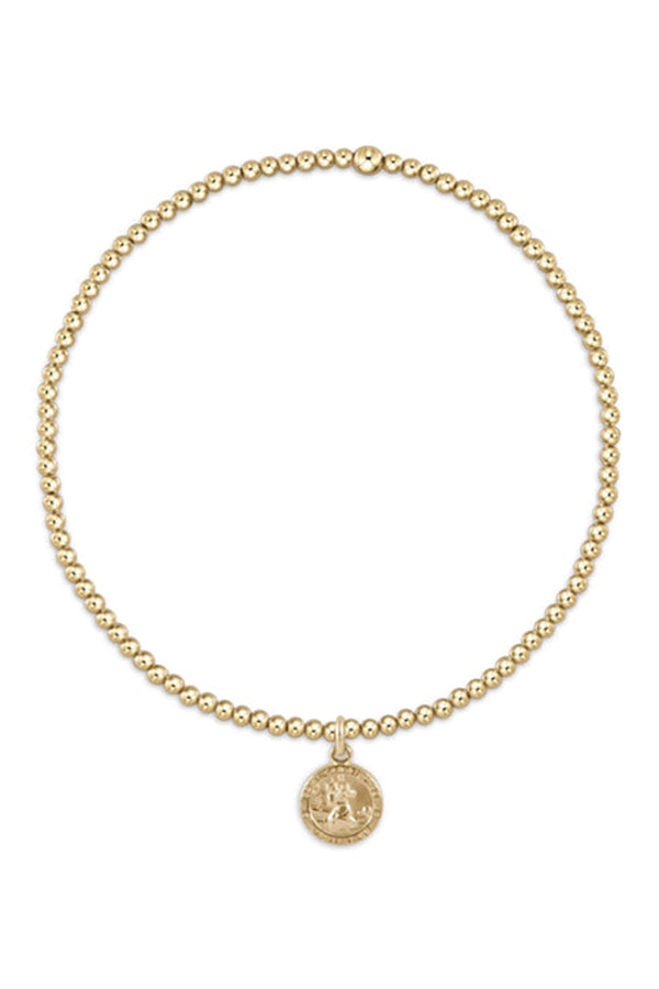 EN Protection Disc Charm Bracelet