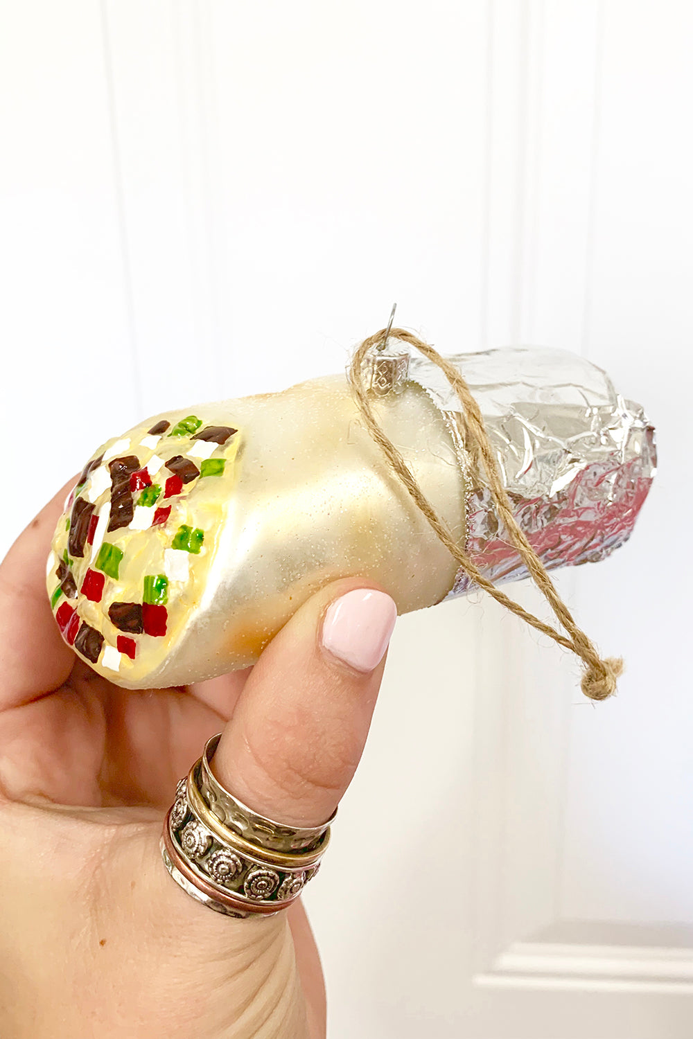 Glass Ornament - Burrito