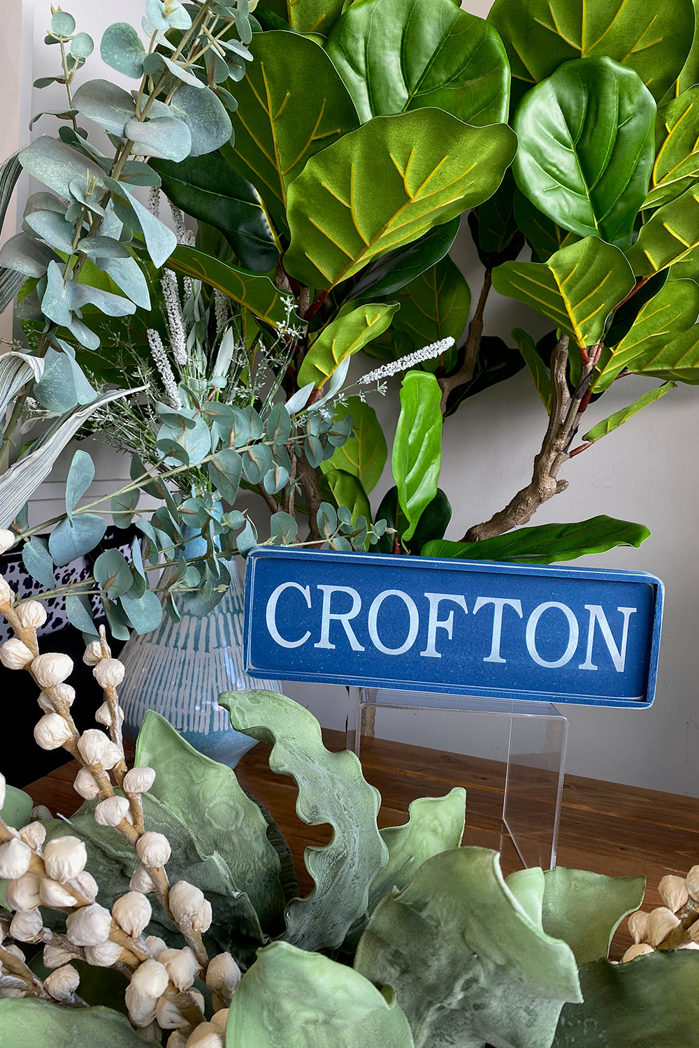 Local Places Wooden Sign - Crofton