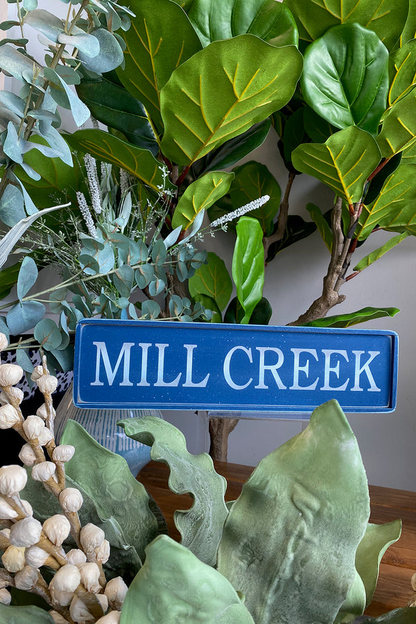Local Places Wooden Sign - Mill Creek