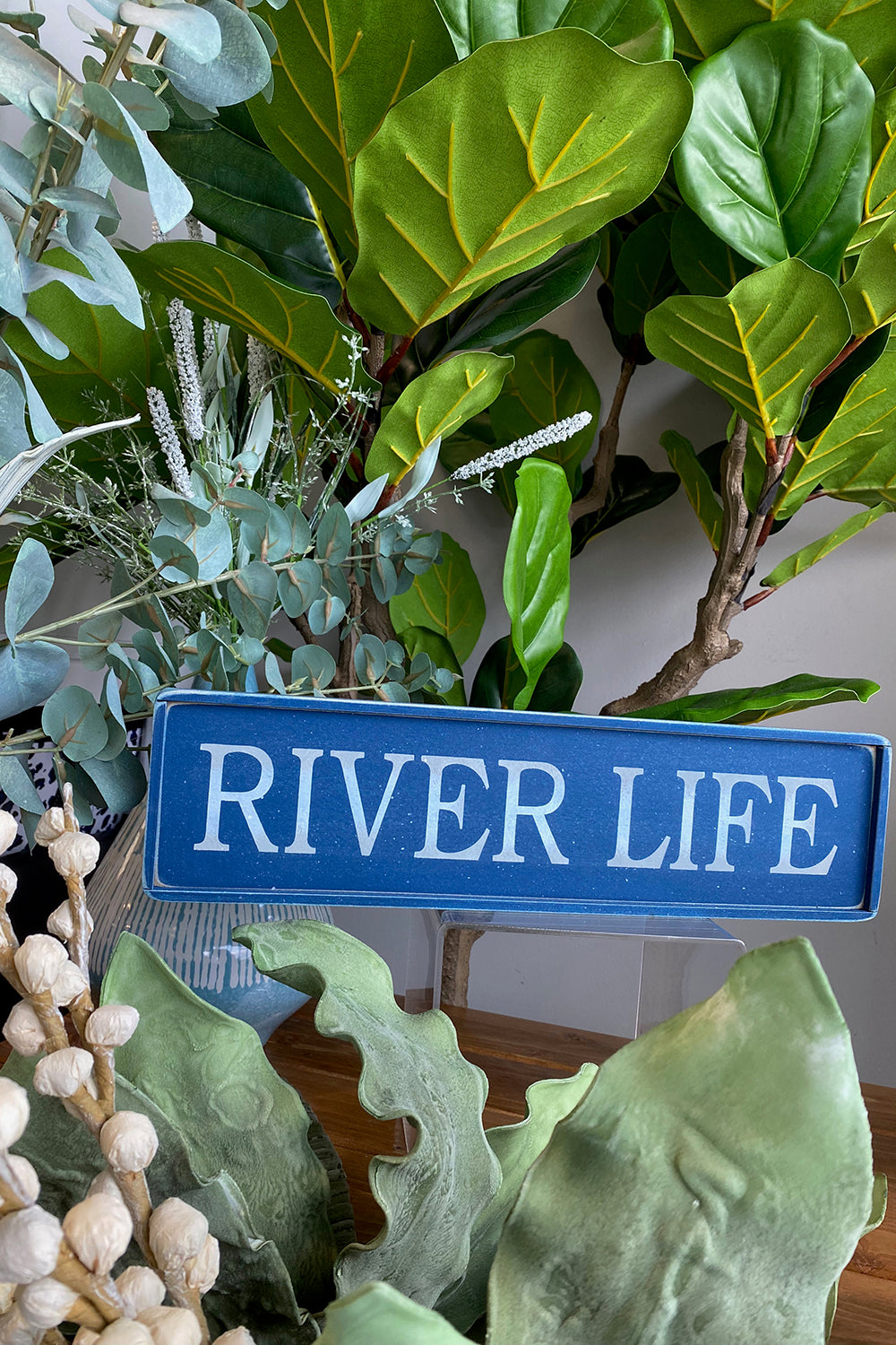 Local Places Wooden Sign - River Life