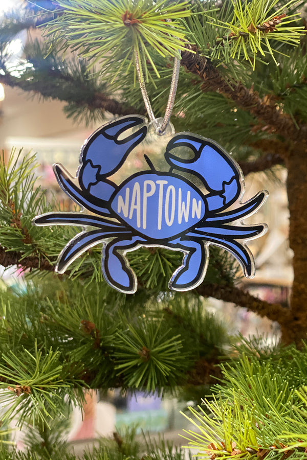 Acrylic Ornament - Trendy Crab Naptown