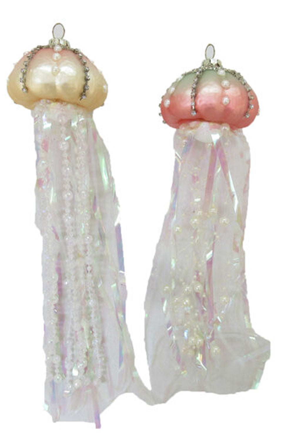 Glass Ornament - Jeweled Jellyfish