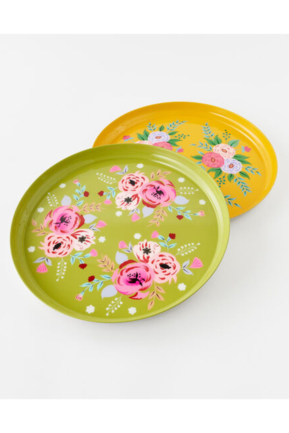 Hand Painted Floral Tray