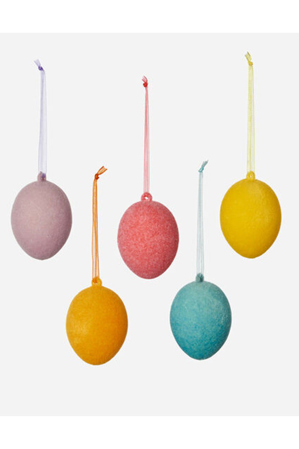 Flocked Egg Ornament