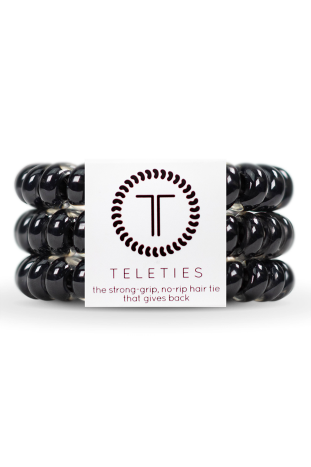Teleties Hair Ties - Jet Black