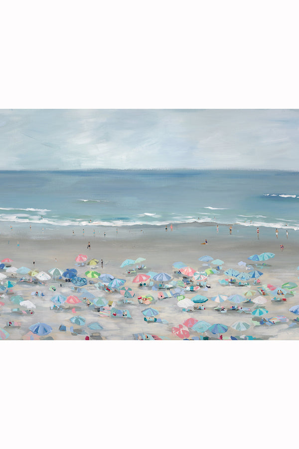 Kim Hovell Art Print - Baker Beach (Beach Cabana)