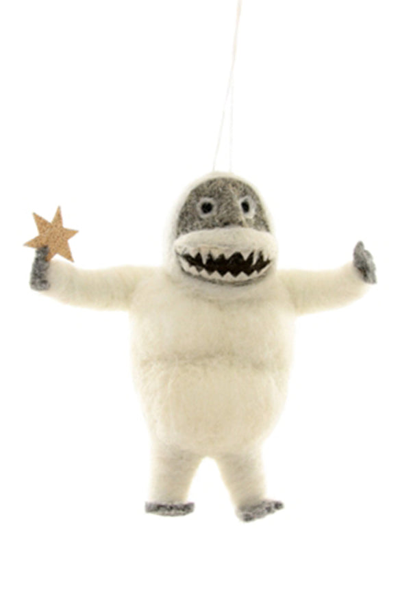 Felt Ornament - Abominable Snowman