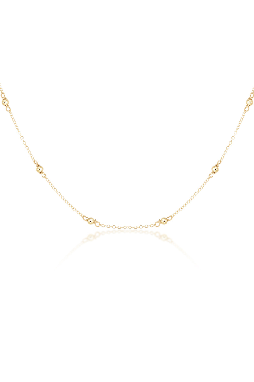 EN Simplicity Choker Necklace - Gold
