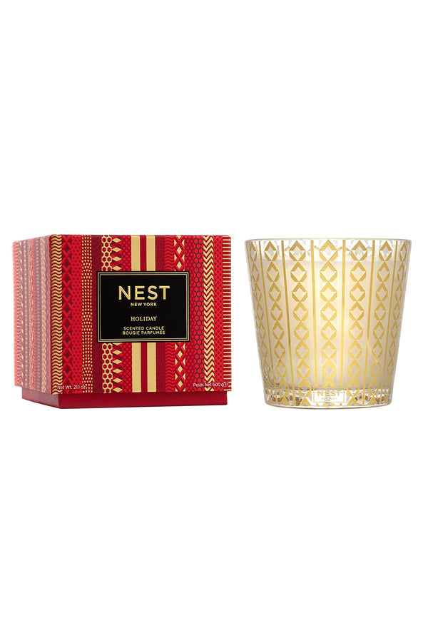 Nest 3 Wick Candle - Holiday Scent