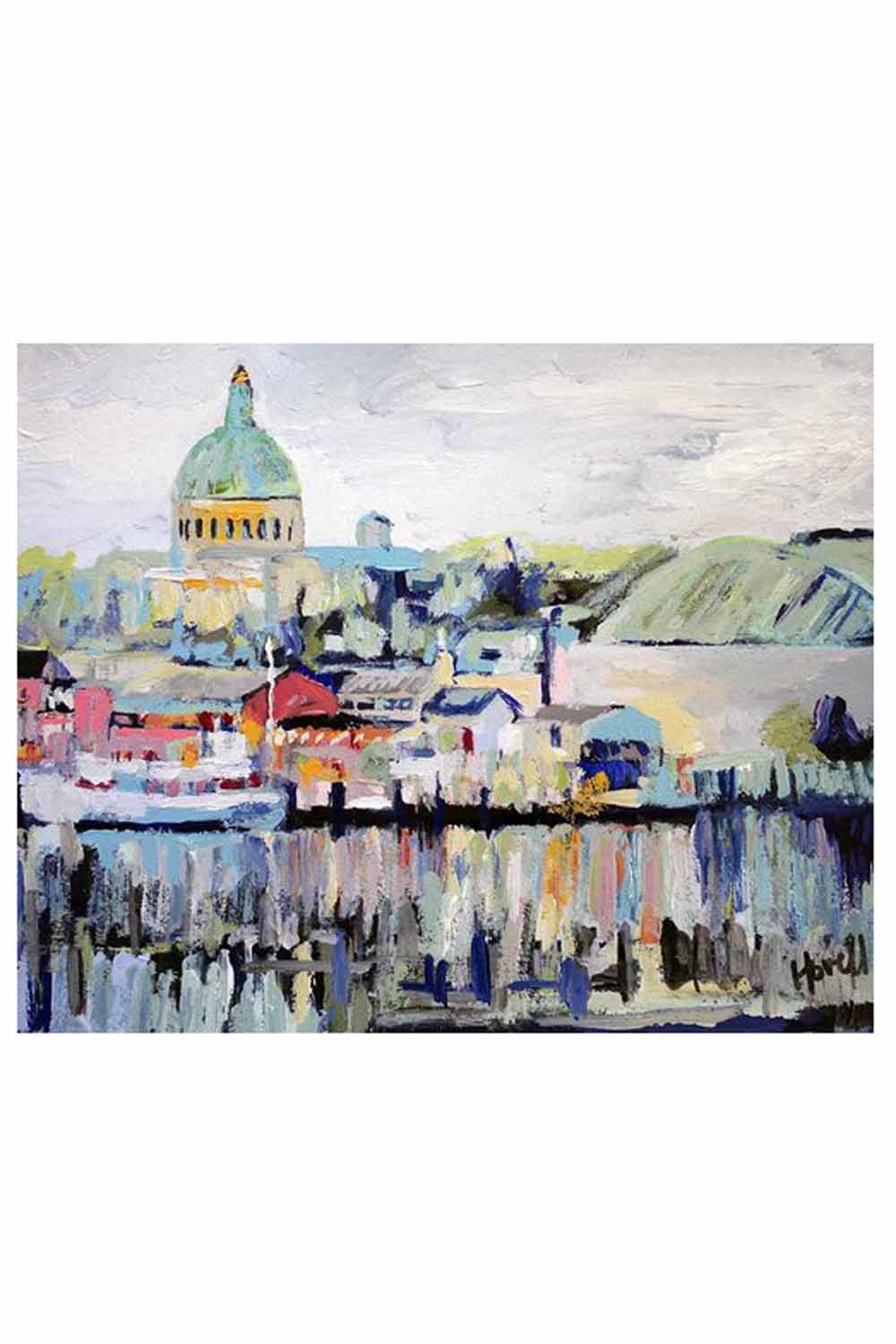 Kim Hovell Art Print - View of the Naval Academy