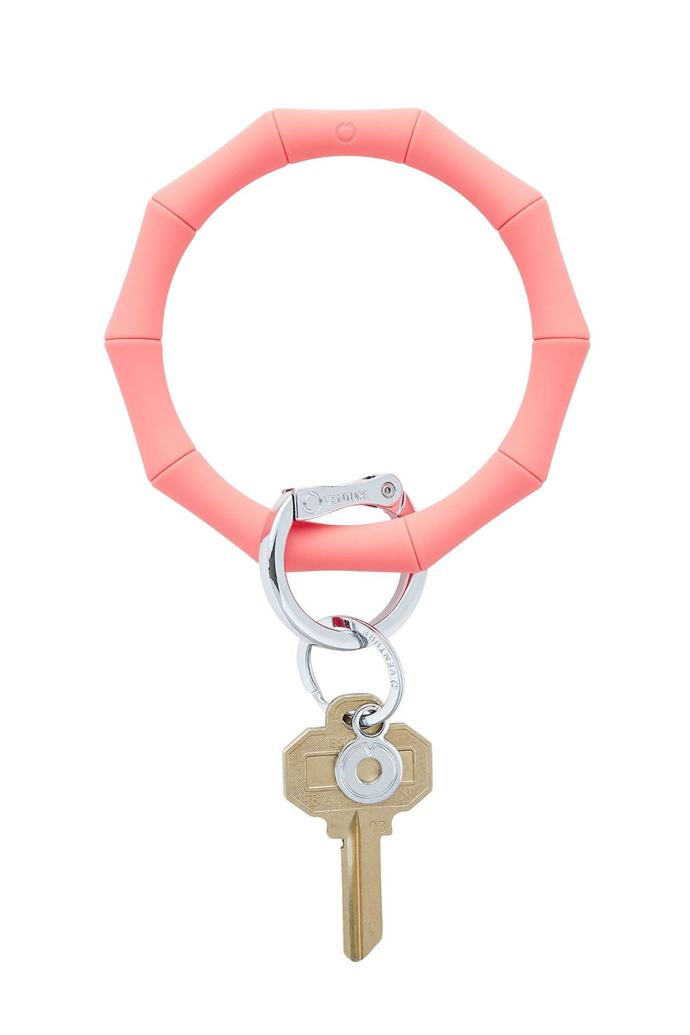 Silicone Big O Key Ring - Bamboo Coral Reef