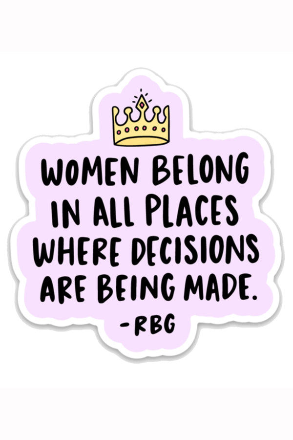 Trendy Sticker - Ruth Bader Ginsburg Quote