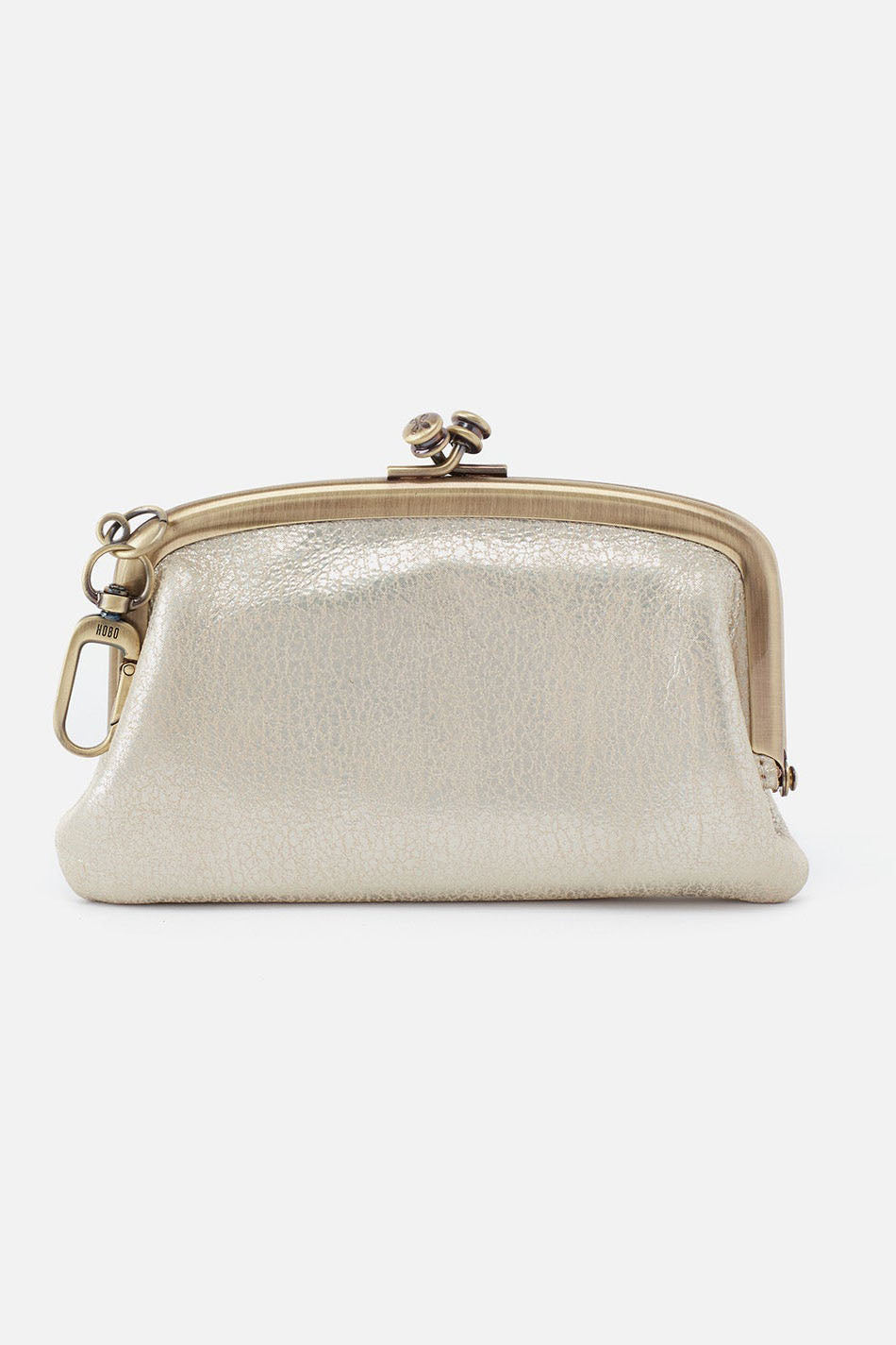 Cheer Framed Pouch - Pearled Silver