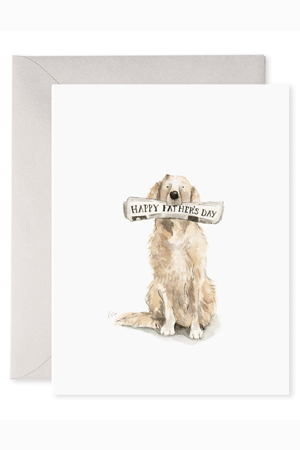 EFRAN Father's Day Greeting Card - Doggy Dad