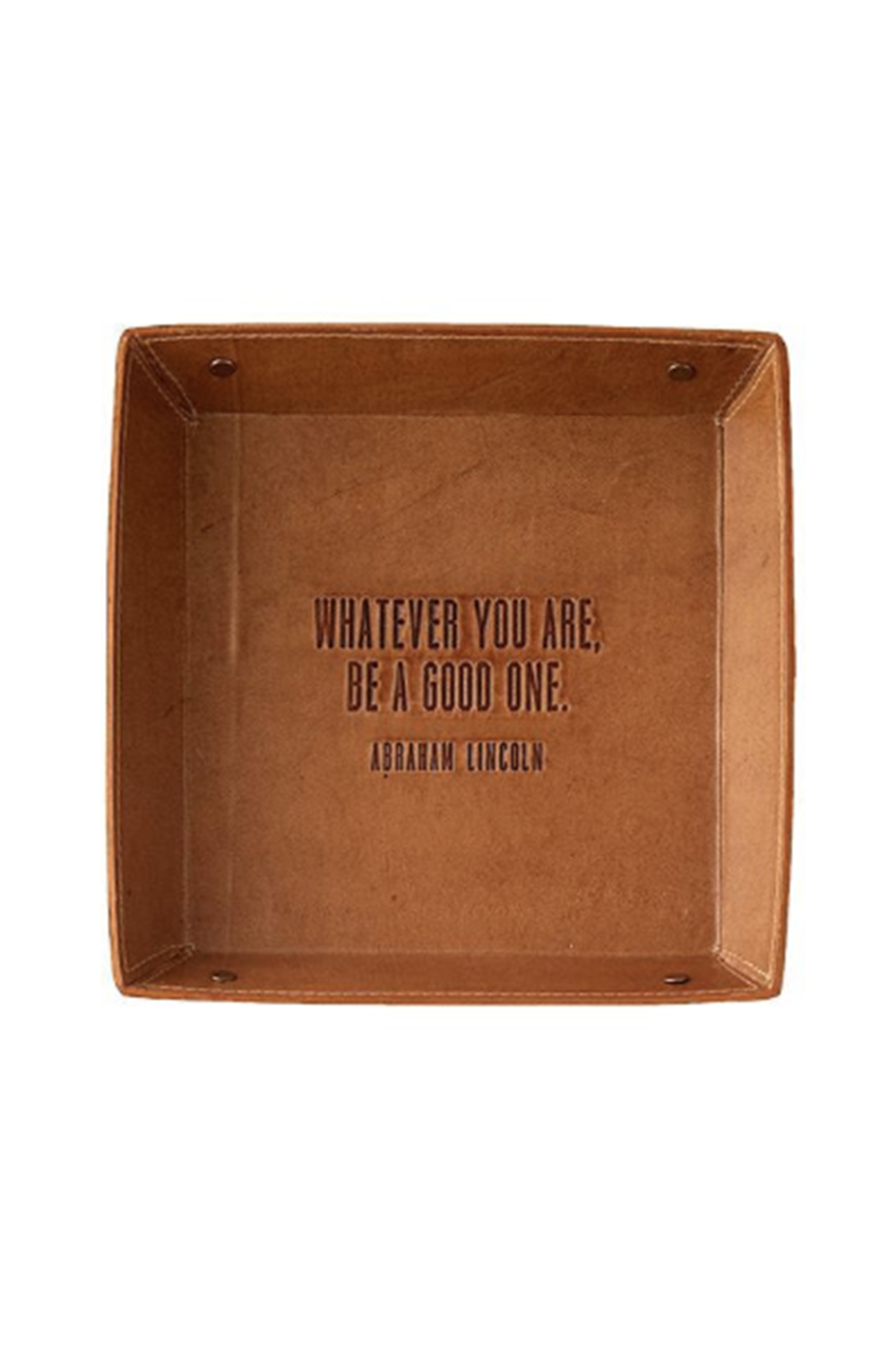 Leather Desk Tray - Whatever You Are