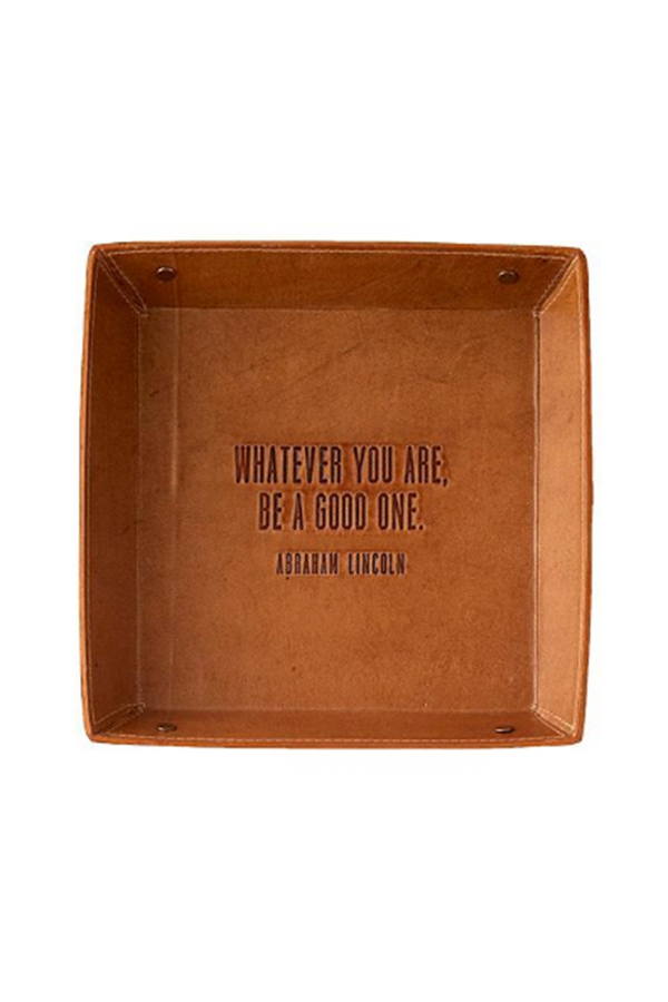 Leather Desk Tray - Whatever You Are