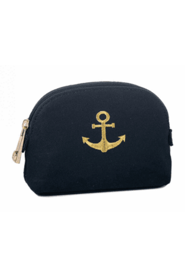 Spartina Cosmetic Case - Navy Anchor