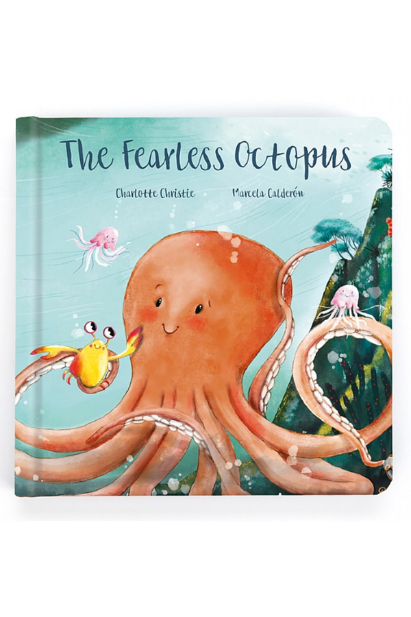 JELLYCAT Odell, The Fearless Octopus Book