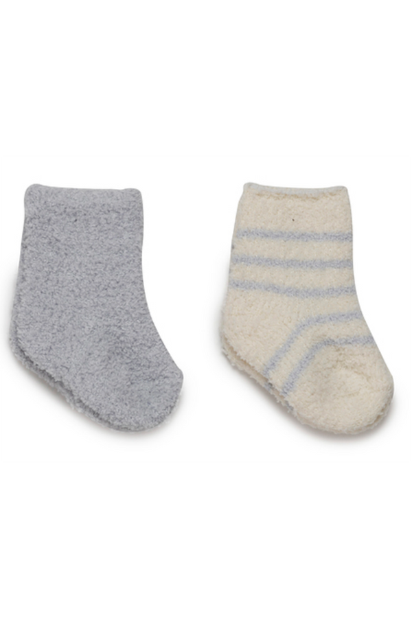 Cozy Chic Infant Sock Set of 2 - Blue