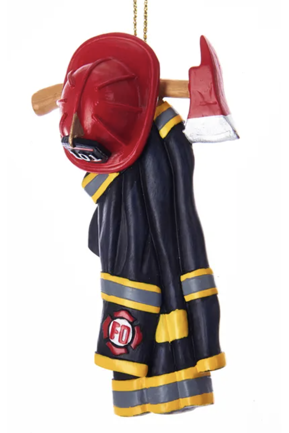 Resin Ornament - Firefighter Uniform