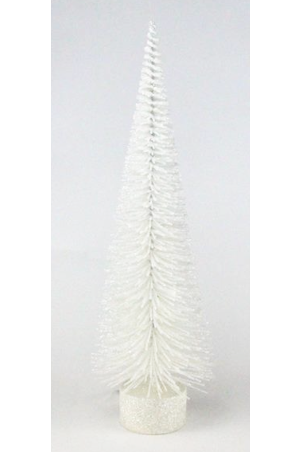 Bottle Brush Pine Tree - White