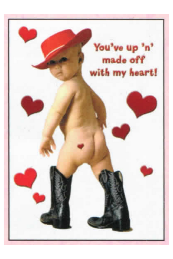 Single Valentine's Day Card - Butt