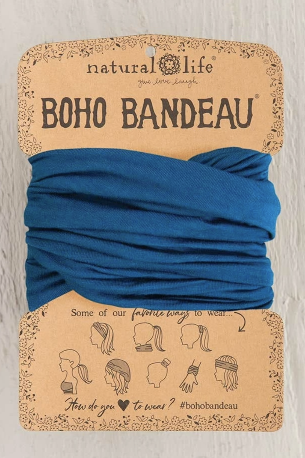 Boho Bandeau - Solid Teal