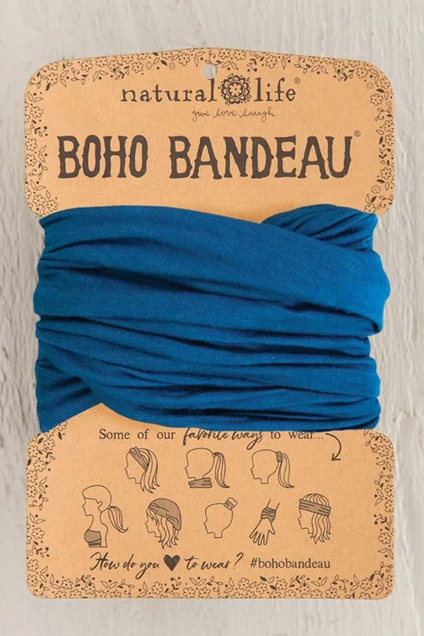 Boho Bandeau - Solid Teal