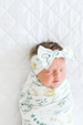 Baby Knit Headband Bow - Aussie